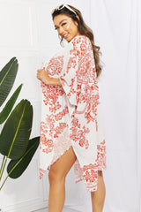 Floral Side Slit Cover Up | Hassle Free Cart