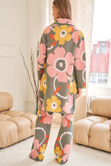 Flower Printed Casual Cozy Full Long Wide Pants - Hassle Free Cart