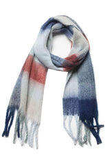Fringe Detail Polyester Scarf | Hassle Free Cart