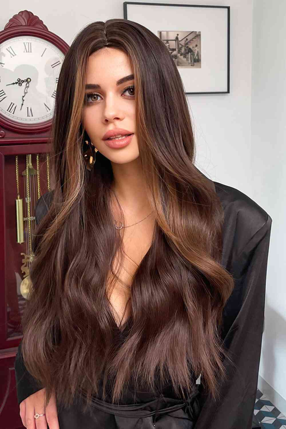 Full Machine Long Wave Synthetic Wigs 26'' | Hassle Free Cart