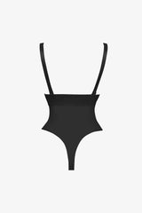 Full Size Adjustable Strap Zip-Up Shaping Bodysuit | Hassle Free Cart