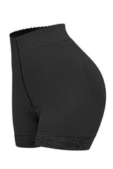 Full Size Lace Detail Hook-and-Eye Shaping Shorts | Hassle Free Cart
