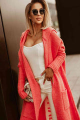 Full Size SIMPLY LIVE Hooded Cardigan | Hassle Free Cart