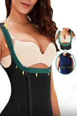 Full Size Side Zip Up Wide Strap Shapewear | Hassle Free Cart