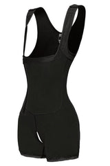 Full Size Side Zip Up Wide Strap Shapewear | Hassle Free Cart