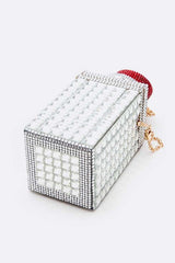 Full Stone Lipstick Iconic Box Clutch - Hassle Free Cart