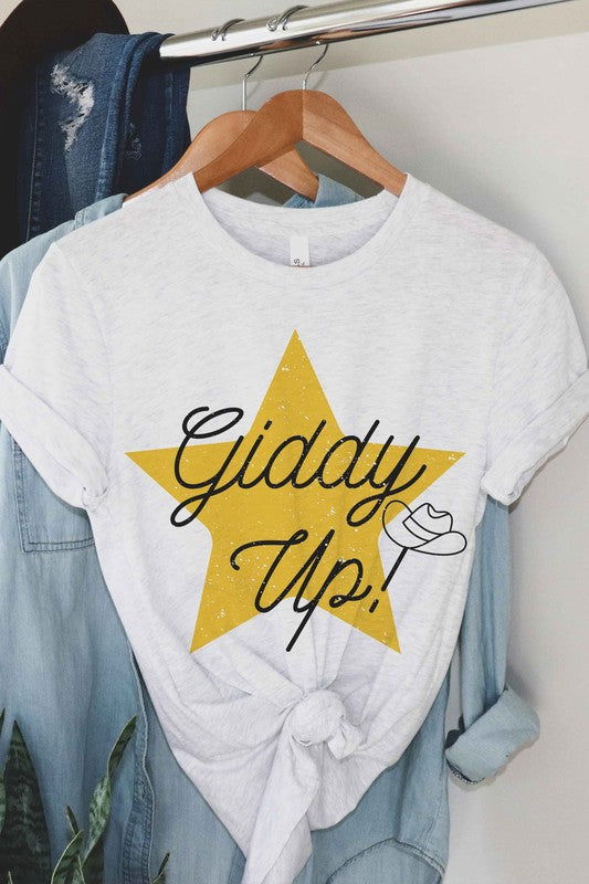 GIDDY UP STAR Graphic Tee - Hassle Free Cart