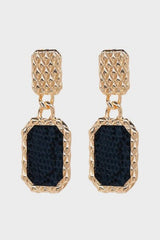 Geometric Alloy Dangle Earrings | Hassle Free Cart