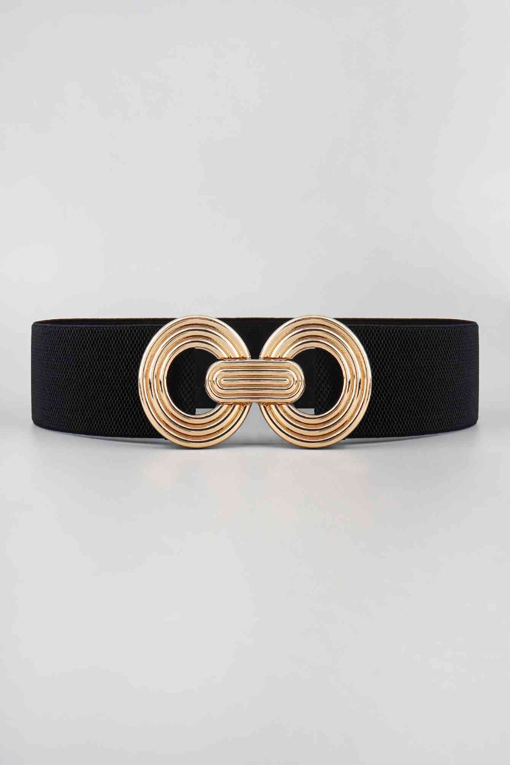 Geometric Buckle Elastic Wide Belt | Hassle Free Cart