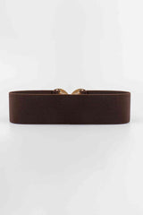 Geometric Buckle Elastic Wide Belt | Hassle Free Cart