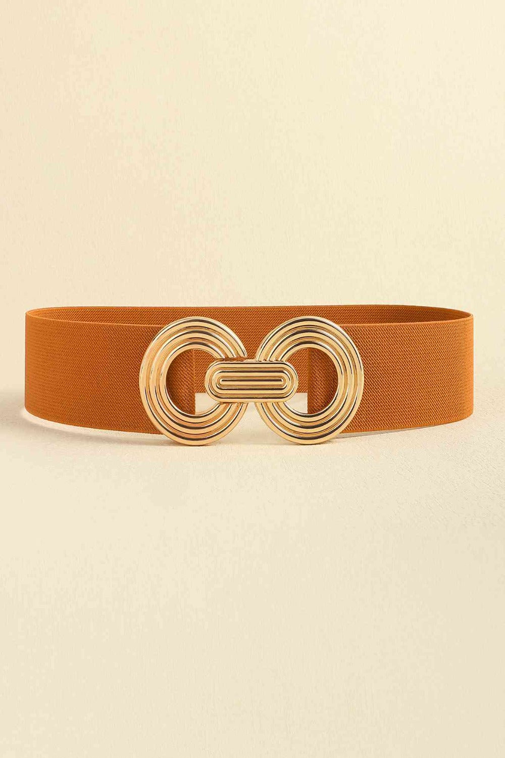 Geometric Buckle Elastic Wide Belt | Hassle Free Cart