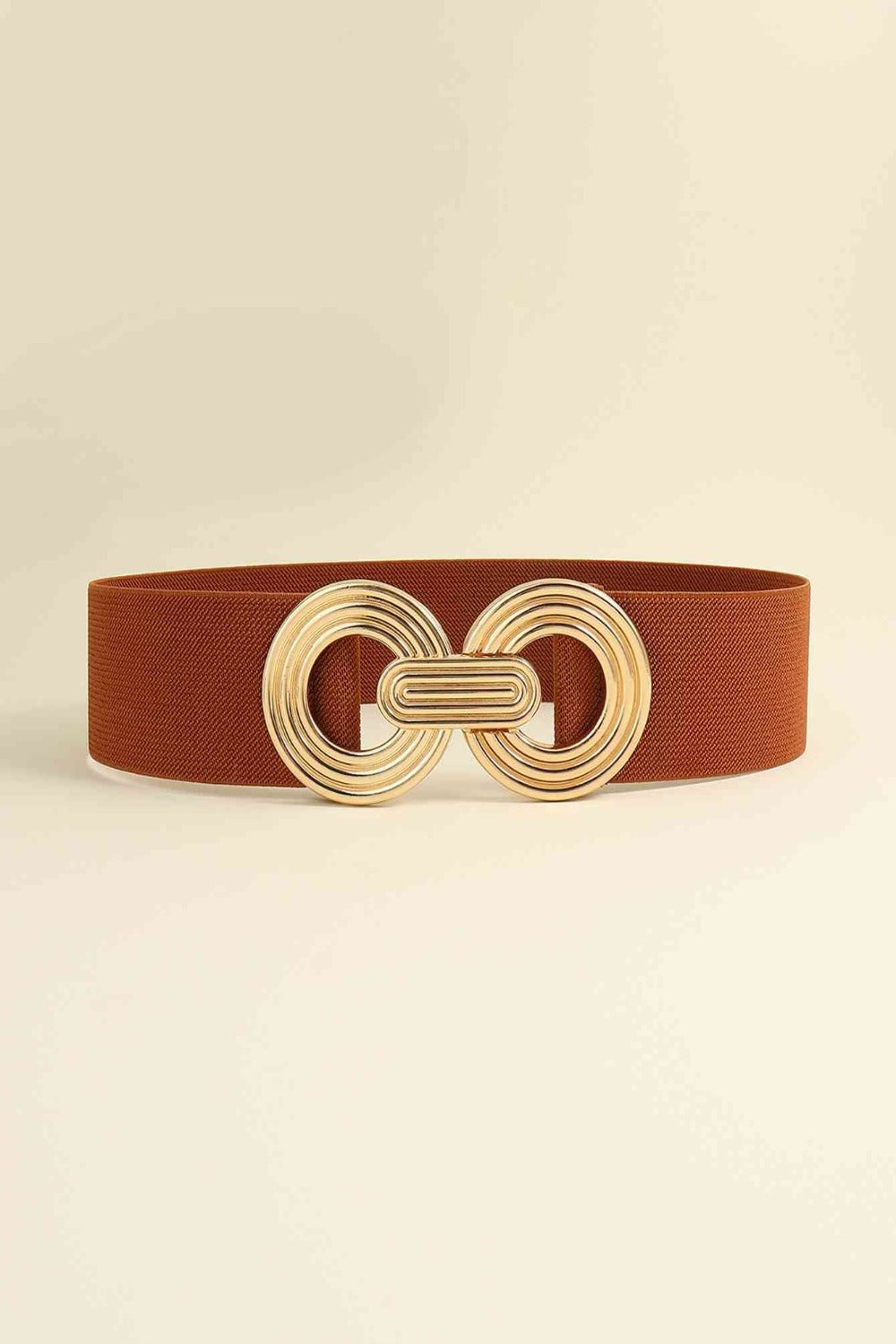 Geometric Buckle Elastic Wide Belt | Hassle Free Cart