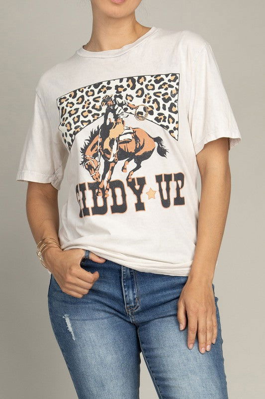 Giddy Up Graphic Top - Hassle Free Cart