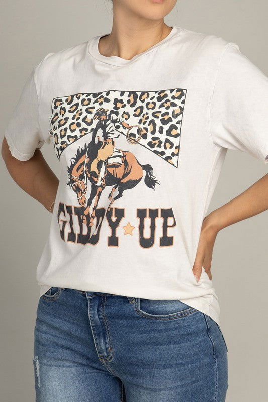 Giddy Up Graphic Top - Hassle Free Cart