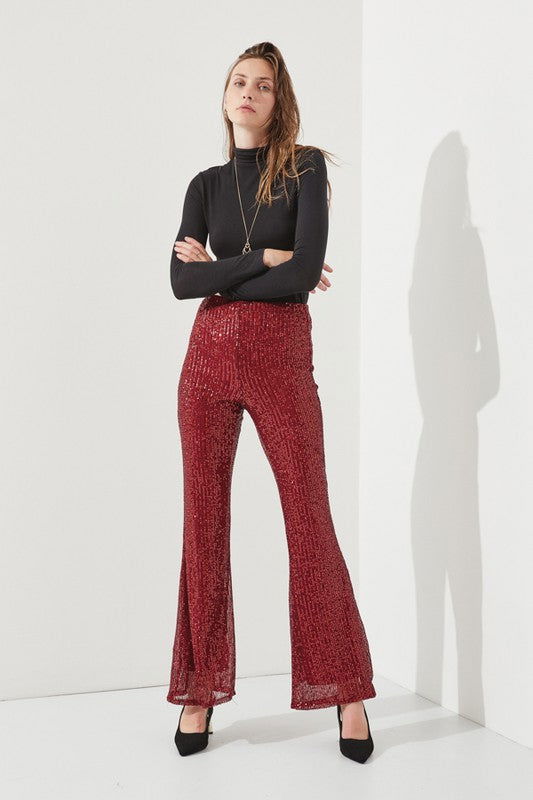 HIGHWAIST SEQUIN Pants - Hassle Free Cart