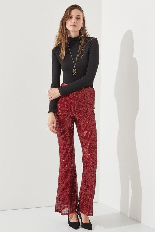 HIGHWAIST SEQUIN Pants - Hassle Free Cart