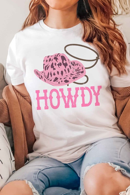 HOWDY COWBOY HAT Graphic Tee - Hassle Free Cart