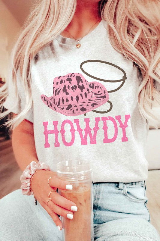 HOWDY COWBOY HAT Graphic Tee - Hassle Free Cart