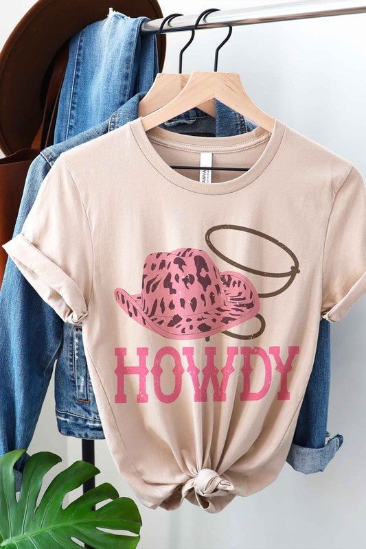 HOWDY COWBOY HAT Graphic Tee - Hassle Free Cart