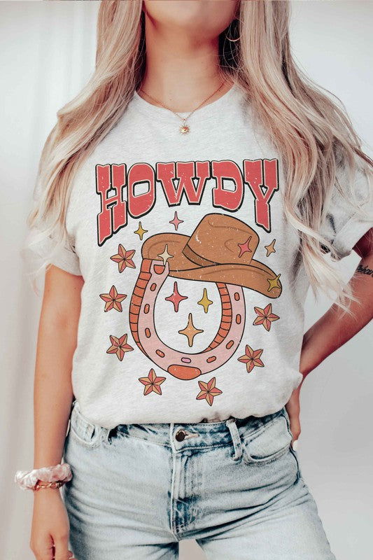 HOWDY HORSESHOE Graphic Tee - Hassle Free Cart