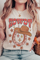 HOWDY HORSESHOE Graphic Tee - Hassle Free Cart