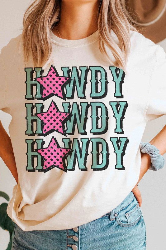 HOWDY STARS REPEAT Graphic Tee - Hassle Free Cart