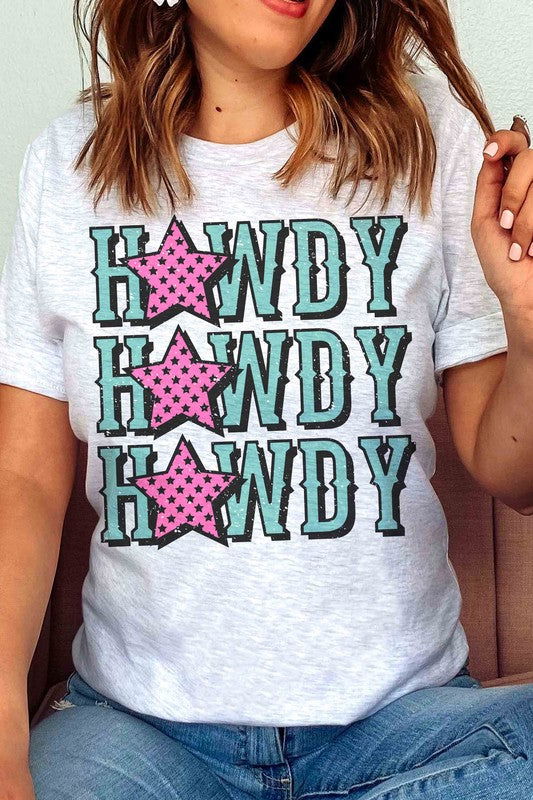 HOWDY STARS REPEAT Graphic Tee - Hassle Free Cart