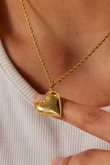 Heart Pendant Copper Necklace | Hassle Free Cart