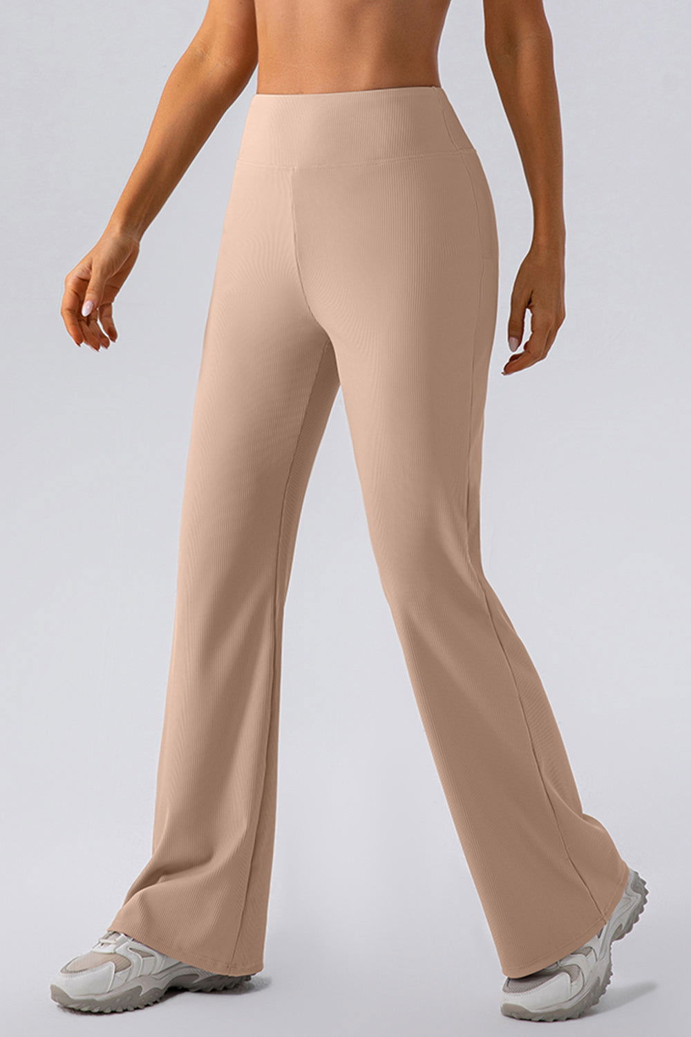 High Waist Straight Active Pants - Hassle Free Cart