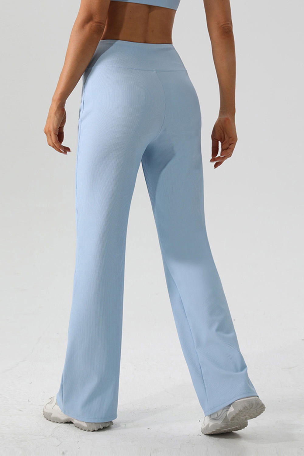 High Waist Straight Active Pants - Hassle Free Cart