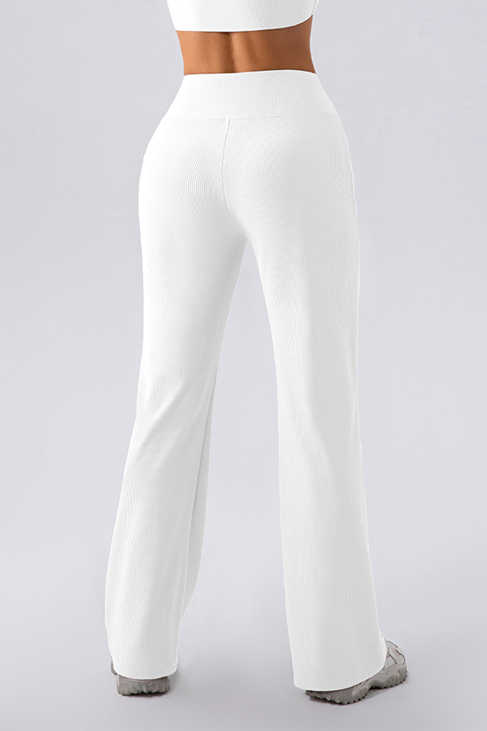 High Waist Straight Active Pants - Hassle Free Cart