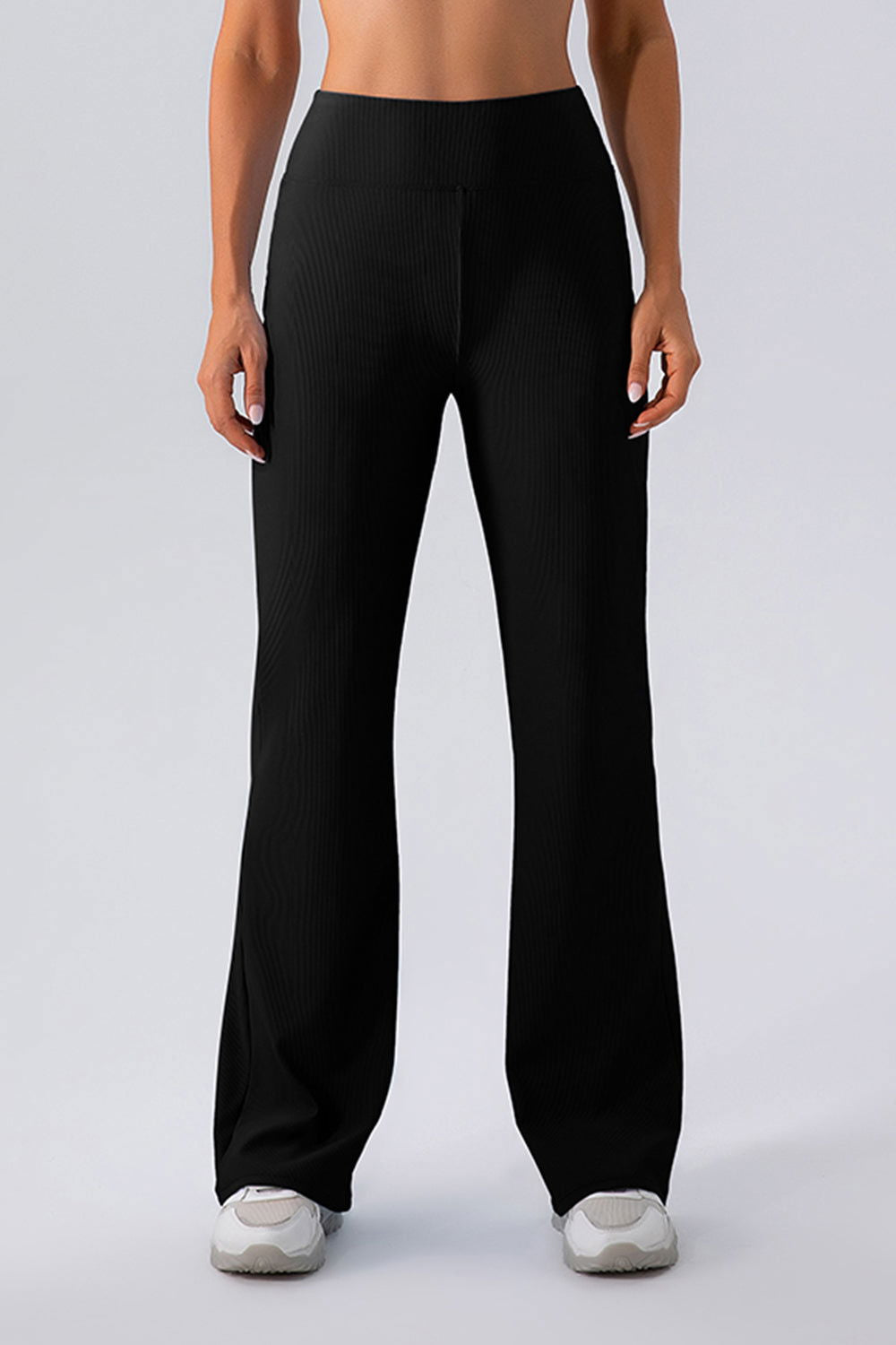 High Waist Straight Active Pants - Hassle Free Cart