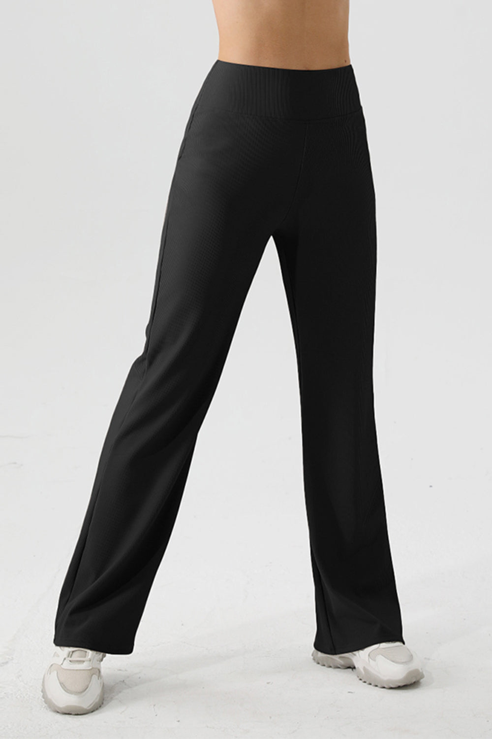 High Waist Straight Active Pants - Hassle Free Cart