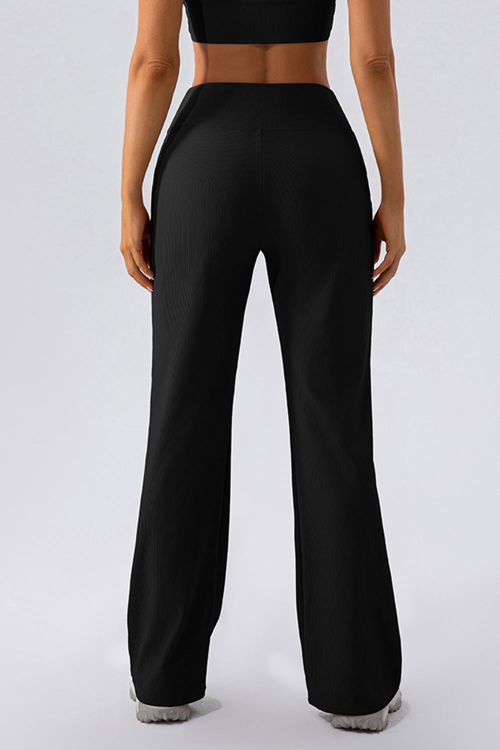 High Waist Straight Active Pants - Hassle Free Cart