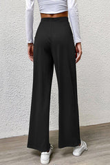 High Waist Straight Pants - Hassle Free Cart