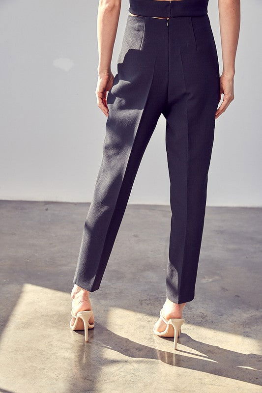 High Waisted Slim Pants - Hassle Free Cart