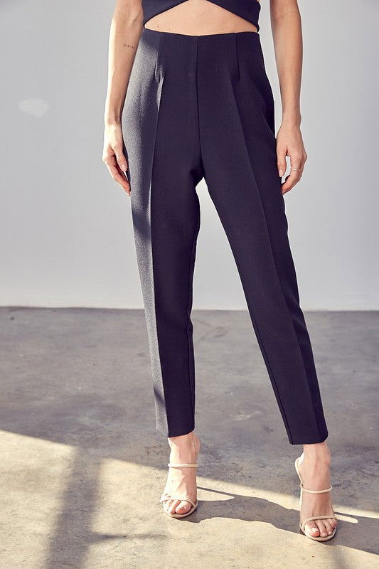 High Waisted Slim Pants - Hassle Free Cart