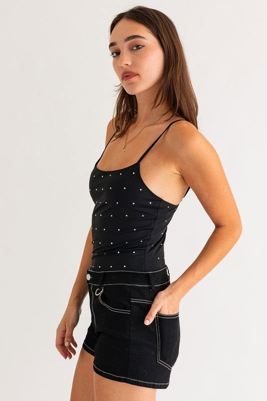 Hot Fix Sleeveless Bodysuit - Hassle Free Cart