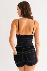 Hot Fix Sleeveless Bodysuit - Hassle Free Cart