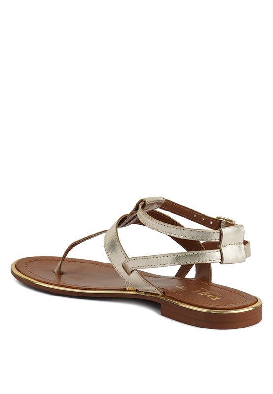 Irene Flat Thong Sandals - Hassle Free Cart