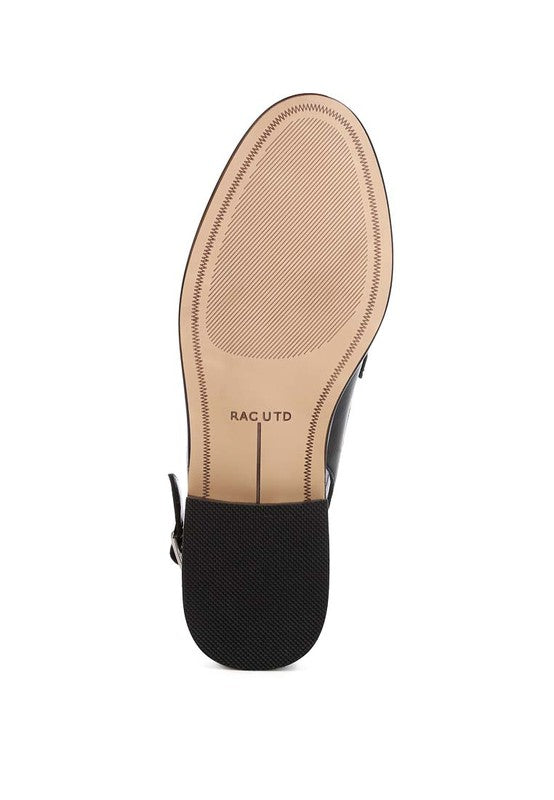 Jemykin Genuine Leather Loafer Sandals - Hassle Free Cart