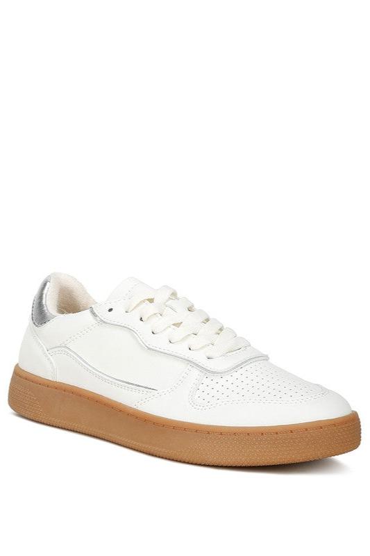 Kyniska Faux Leather Everyday Sneakers - Hassle Free Cart