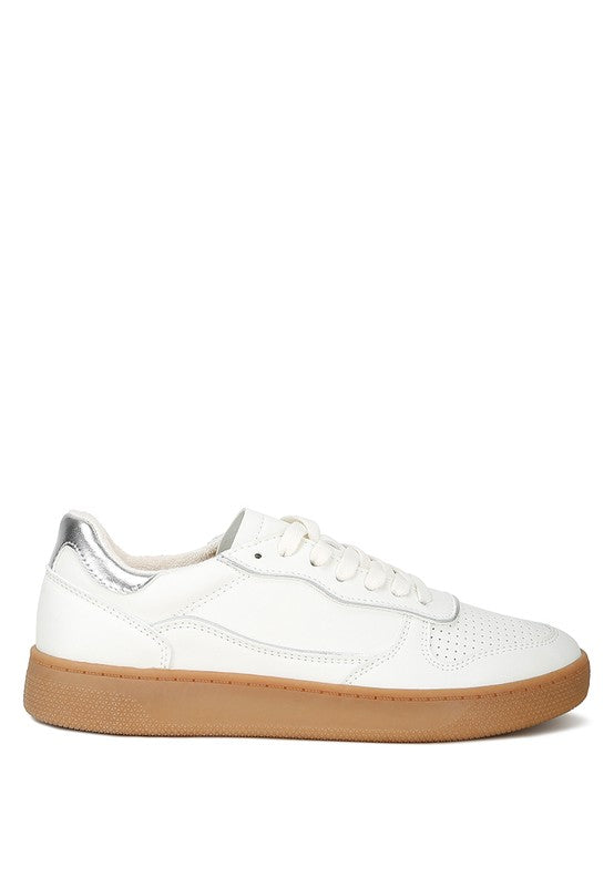 Kyniska Faux Leather Everyday Sneakers - Hassle Free Cart