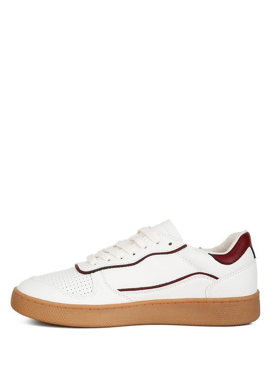 Kyniska Faux Leather Everyday Sneakers - Hassle Free Cart