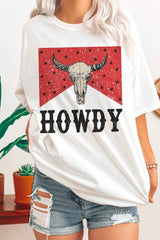 LONGHORN HOWDY Graphic Tee - Hassle Free Cart