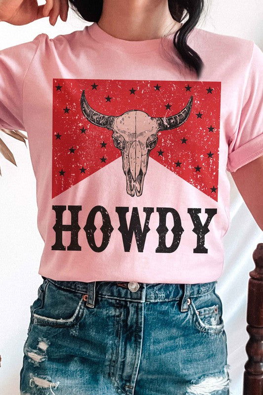 LONGHORN HOWDY Graphic Tee - Hassle Free Cart