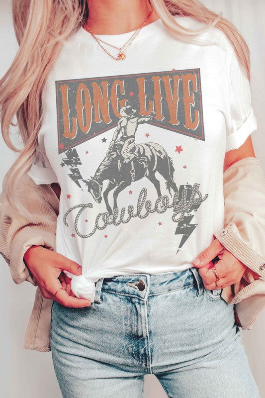 LONG LIVE COWBOYS GRAPHIC TEE - Hassle Free Cart