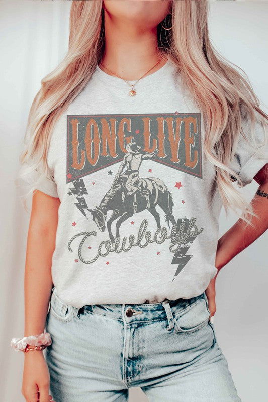 LONG LIVE COWBOYS GRAPHIC TEE - Hassle Free Cart