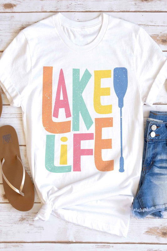 Lake Life Graphic T-Shirt - Hassle Free Cart