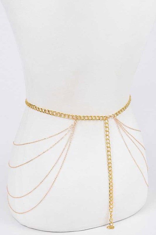 Layered Iconic Chain Belt - Hassle Free Cart